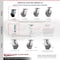 Service Caster 4 Inch Glass Filled Nylon Caster Set with Roller Bearings 2 Swivel 2 Rigid SCC SCC-35S420-GFNR-2-R-2 - alternate 5
